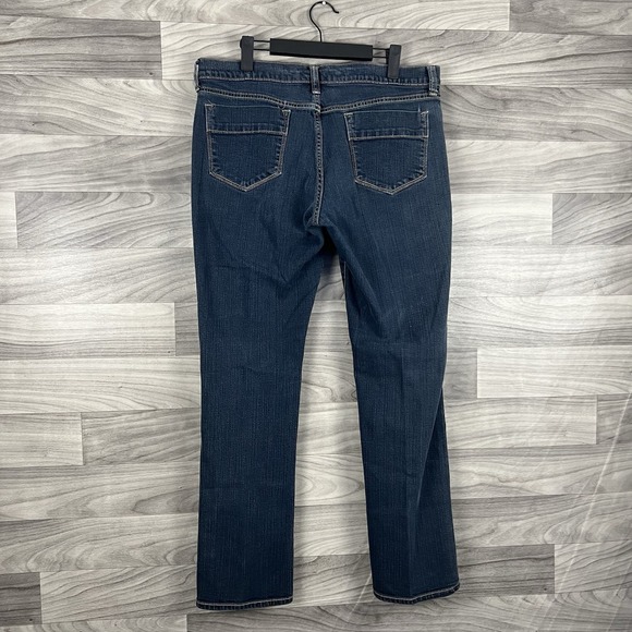 Old Navy Jeans Women 12 Blue The Sweetheart Classic Rise Bootcut Dark Wash Basic - Picture 9 of 14